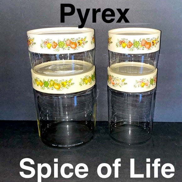 Pyrex | Storage & Organization | 97s Stackable Canister Set With ...